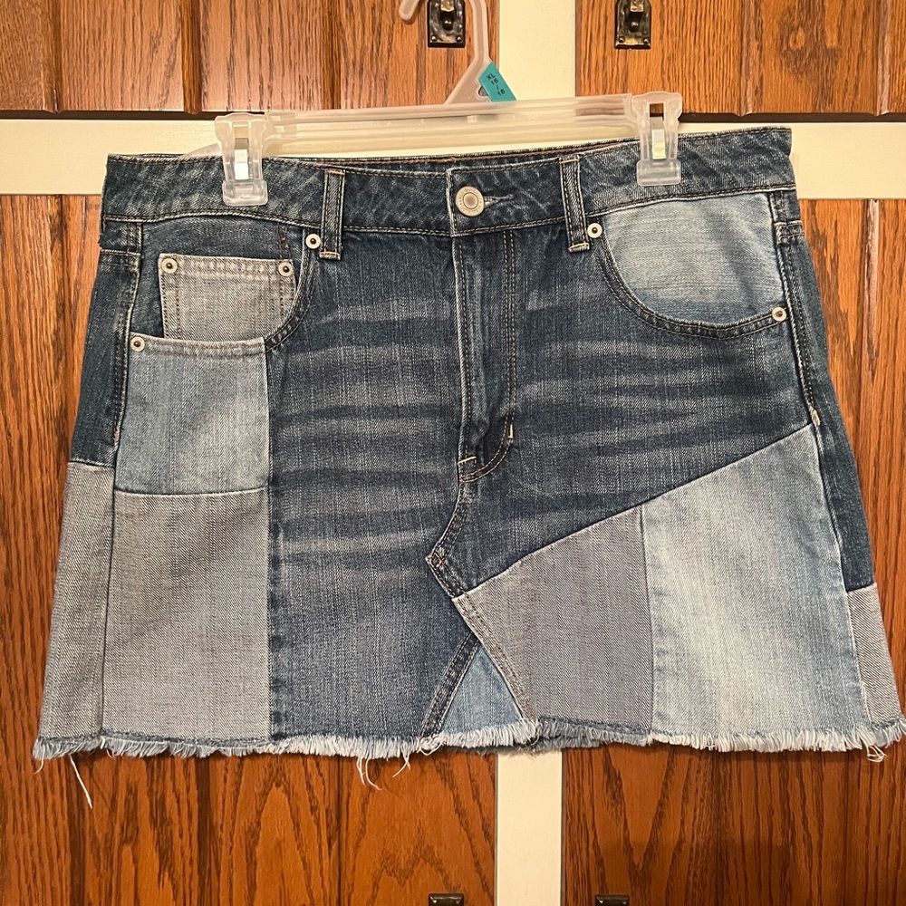 Patchwork Mini skirt